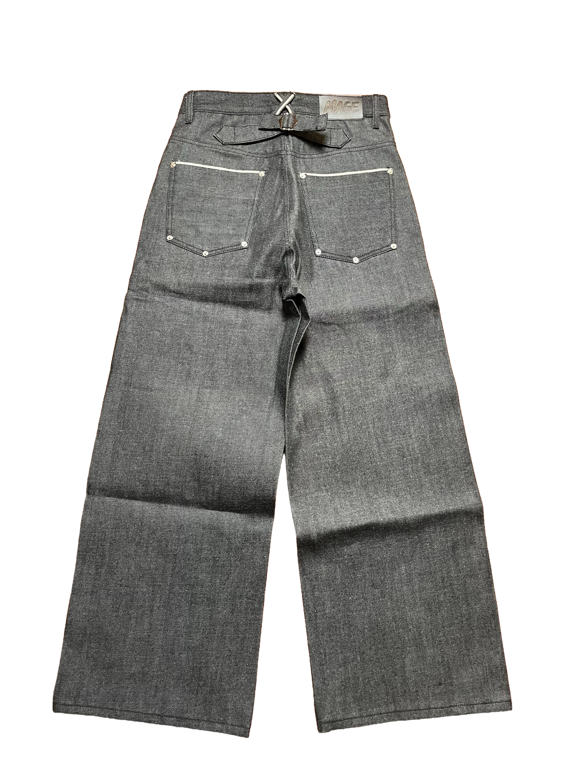 BLACK SELVEDGE SLUB DENIM