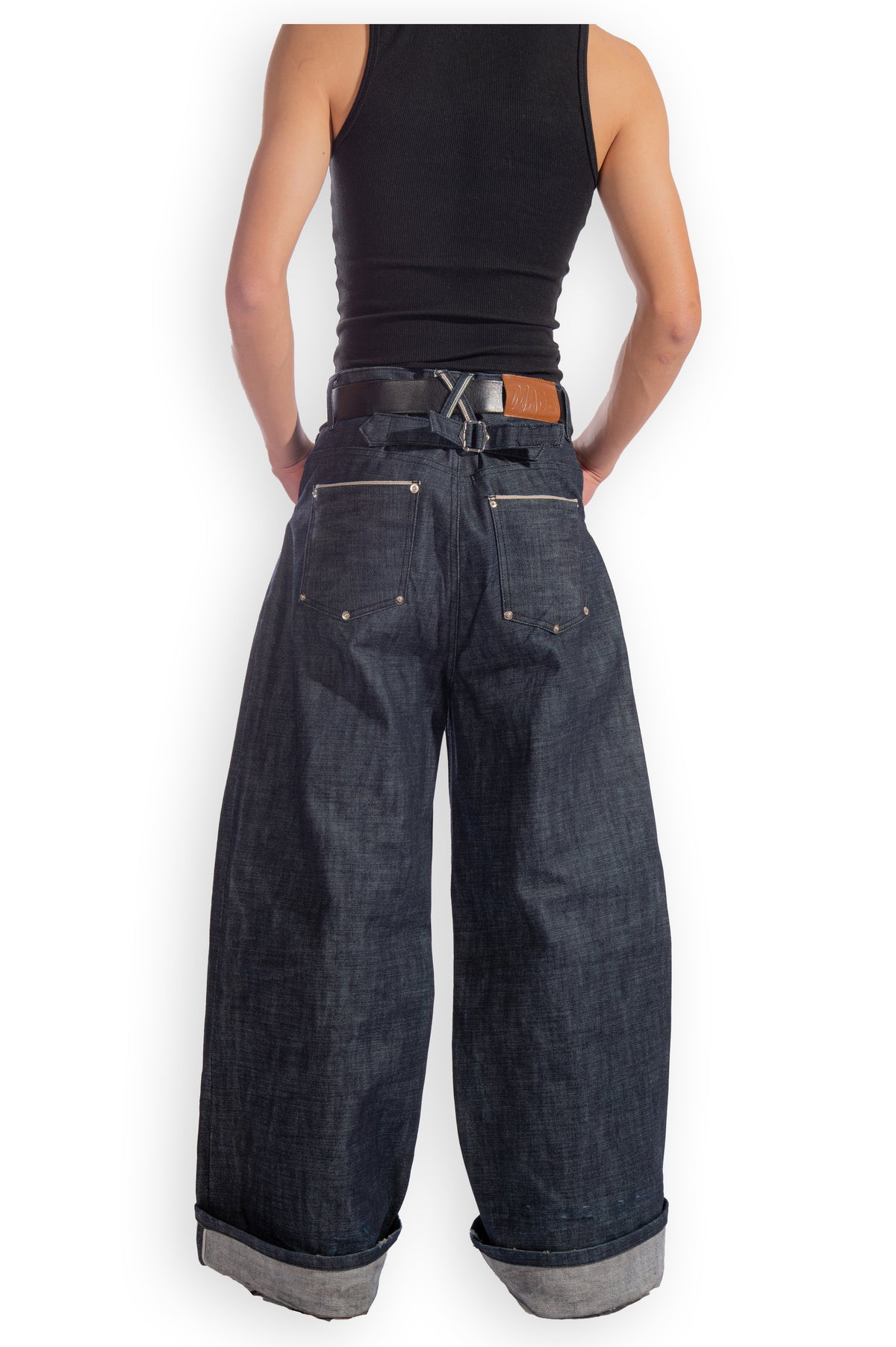 INDIGO BLUE SELVEDGE SLUB DENIM