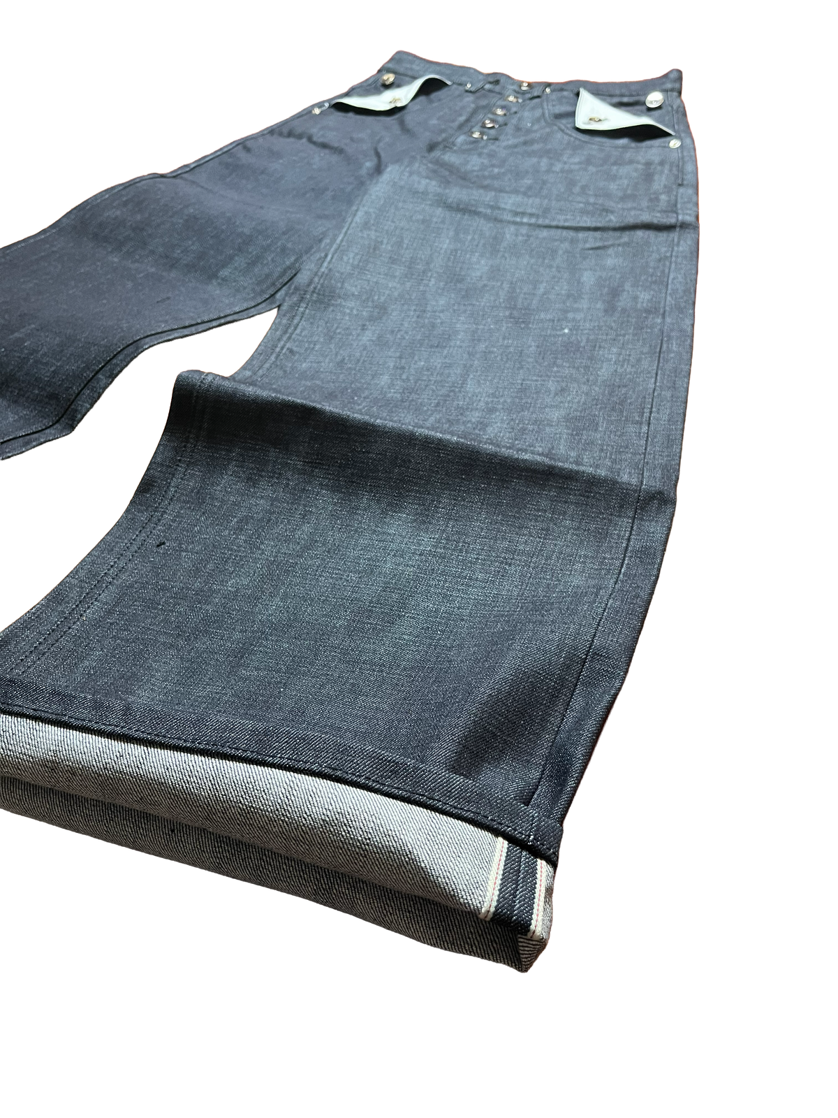 INDIGO BLUE SELVEDGE SLUB DENIM
